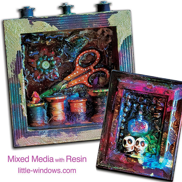 Resin Mixed Media with Artist Belinda Spiwak – Little Windows