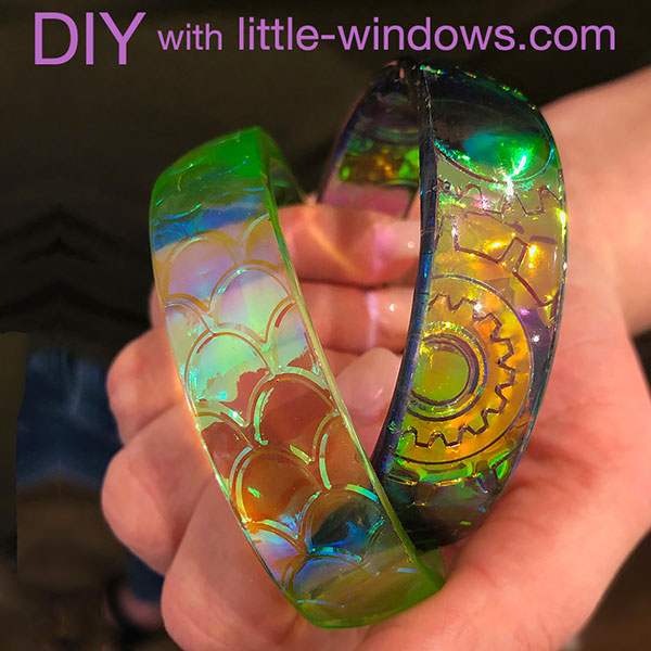 resin project ideas with texture and color