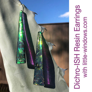 resin project ideas and supplies for earrings