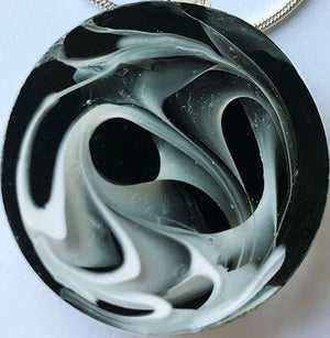 resin jewelry making black and white 