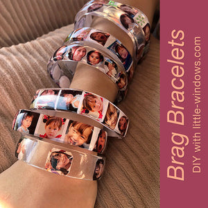 resin bracelets with photos