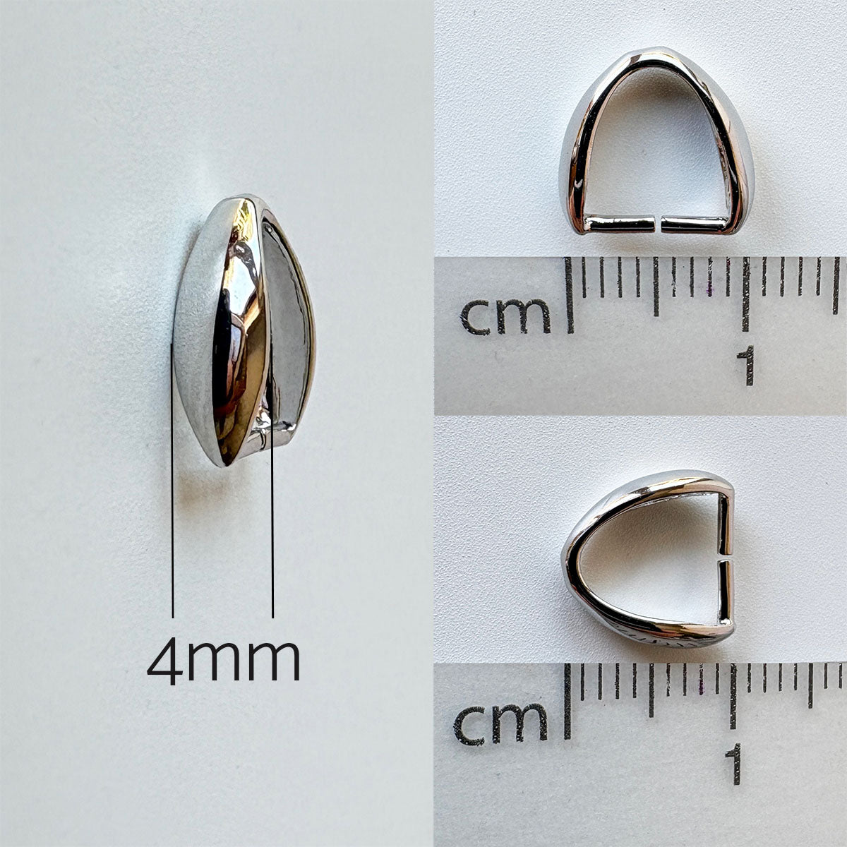 pinch bails for resin jewelry