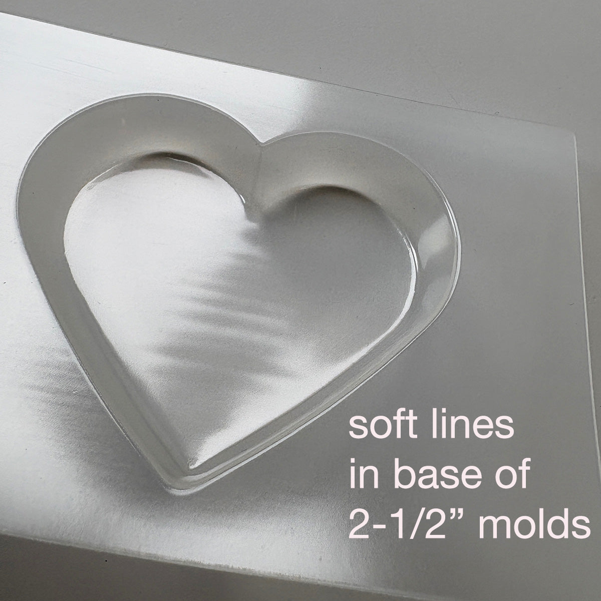 resin molds heart shaped 2-1/2"