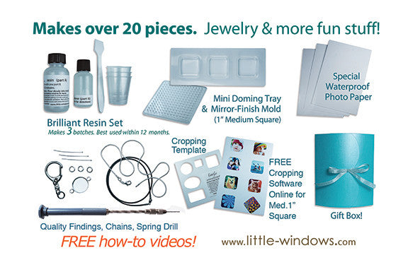best resin craft starter kit for jewelry making