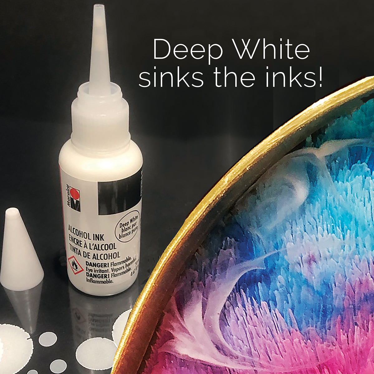 Alcohol Ink - Deep White