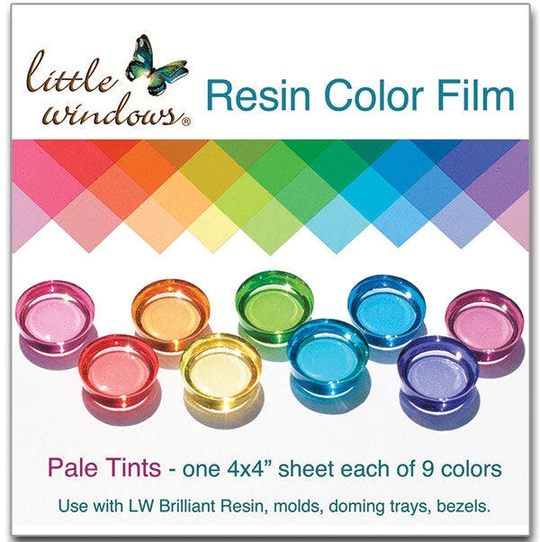 Resin Color Film - Pretty Pale Tints - the easy, clean way to color resin