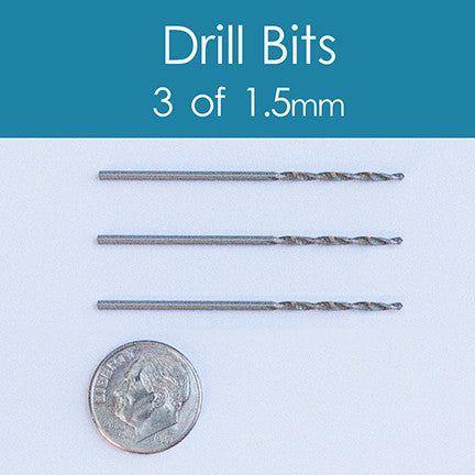 Replacement Drill Bits - 1.5mm  (3)