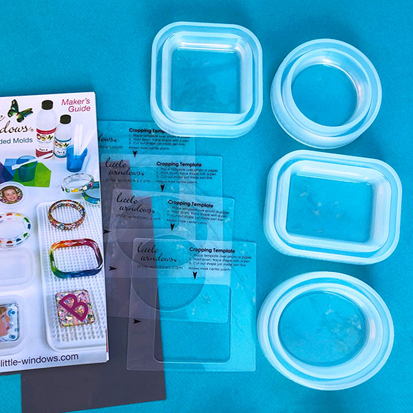 Double-Sided Silicone Resin Mold Set with accessories