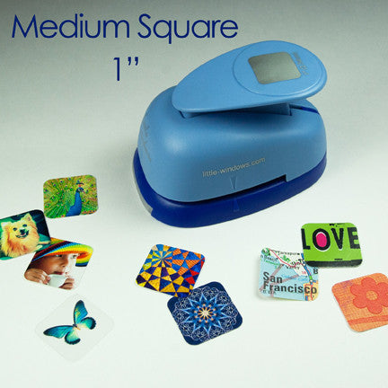 Paper Punch - Medium Square (1) Rounded Corners, fits molds & bezels –  Little Windows Brilliant Resin and Supplies