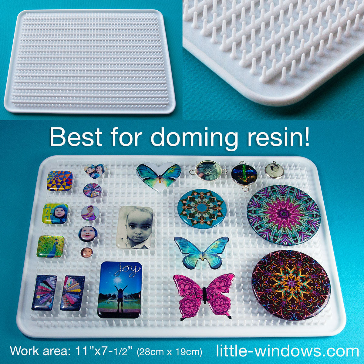 Large Silicone Doming Tray - resin crafting & jewelry making supplies –  Little Windows Brilliant Resin and Supplies