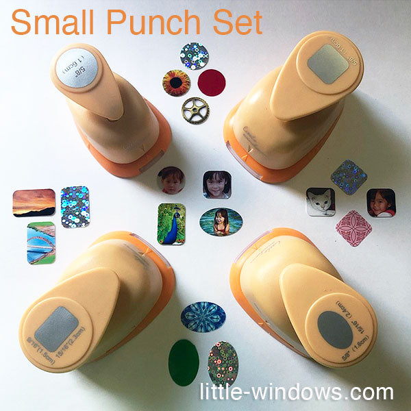 Paper Punch Set - Small (5/8-15/16) - fit our resin molds and