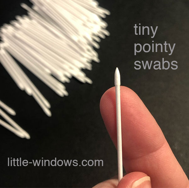 Tiny Pointy Swabs - pack of 100