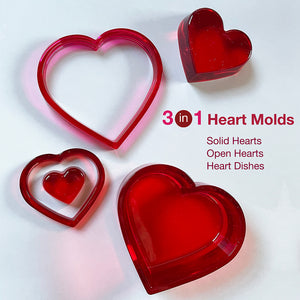 best resin molds for hearts
