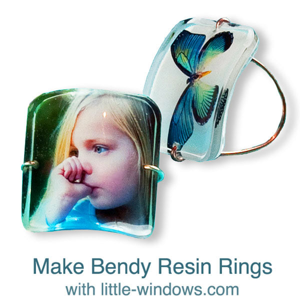 Bendy Resin Rings and Bracelets