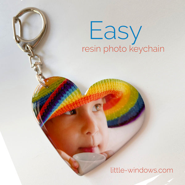 Easy Resin Photo Keychains
