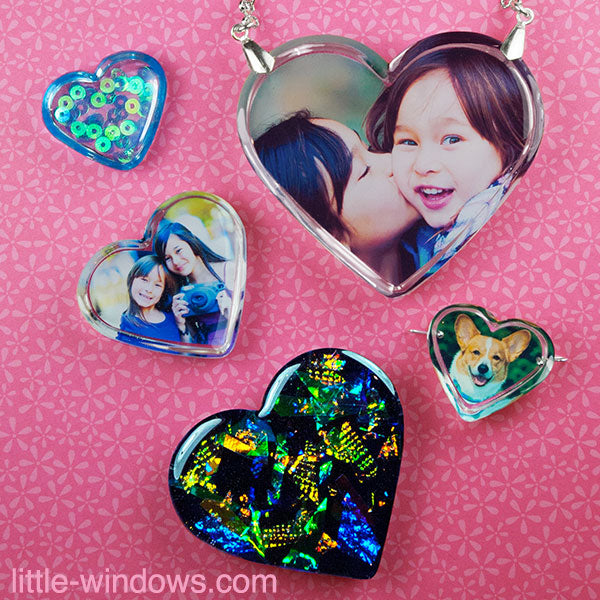 resin casting heart shapes