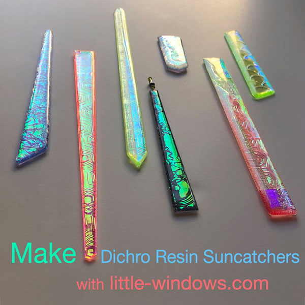 Dichro-ISH Sun Catchers / Hair Sticks / Bookmarks