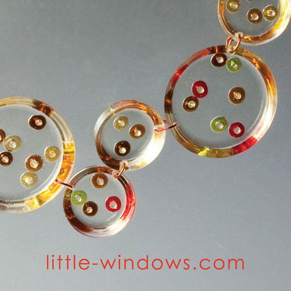 Beautiful Bubble Beads in Resin