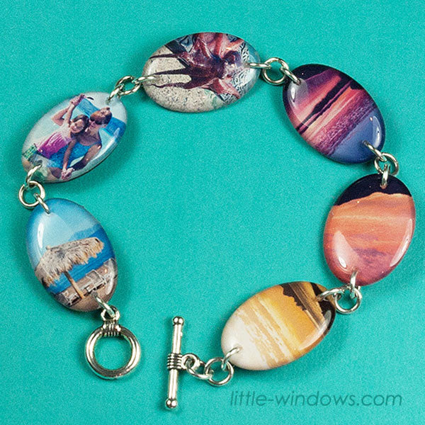 Keepsake Bracelets - Doming Photos with Resin