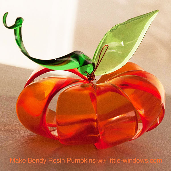 Bendy Resin Pumpkins