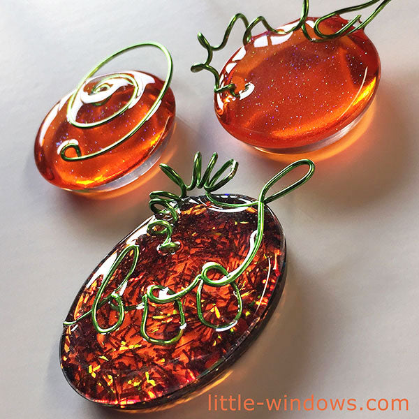 Yummy Color Resin Castings with Wire Bails