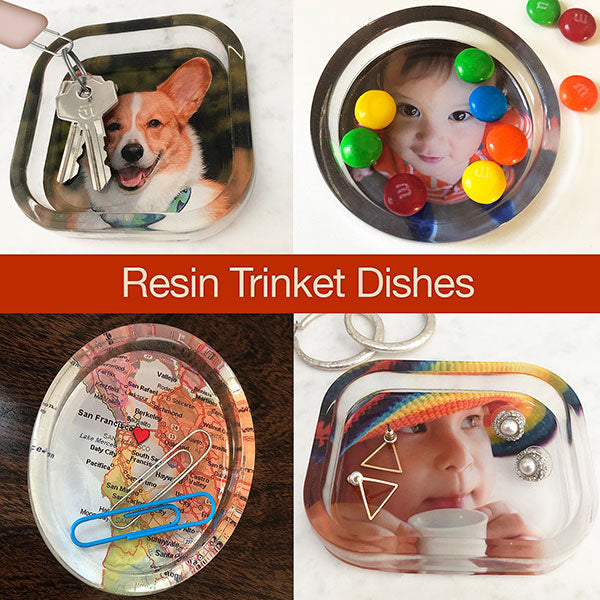 DIY Resin Photo Trinket Dish