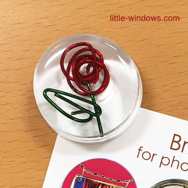 resin project idea rose wire