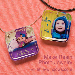 resin jewelry with photos