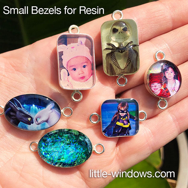 Resin in Small Bezels for charms and pendants