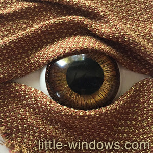 painting resin eyes for costumes, creatures, jewelry
