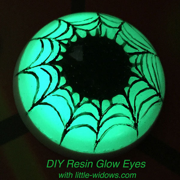 GLOW IN THE DARK Resin Eyes