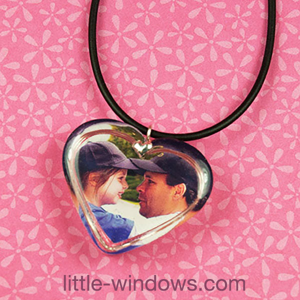 Photo Keepsake Resin Hearts
