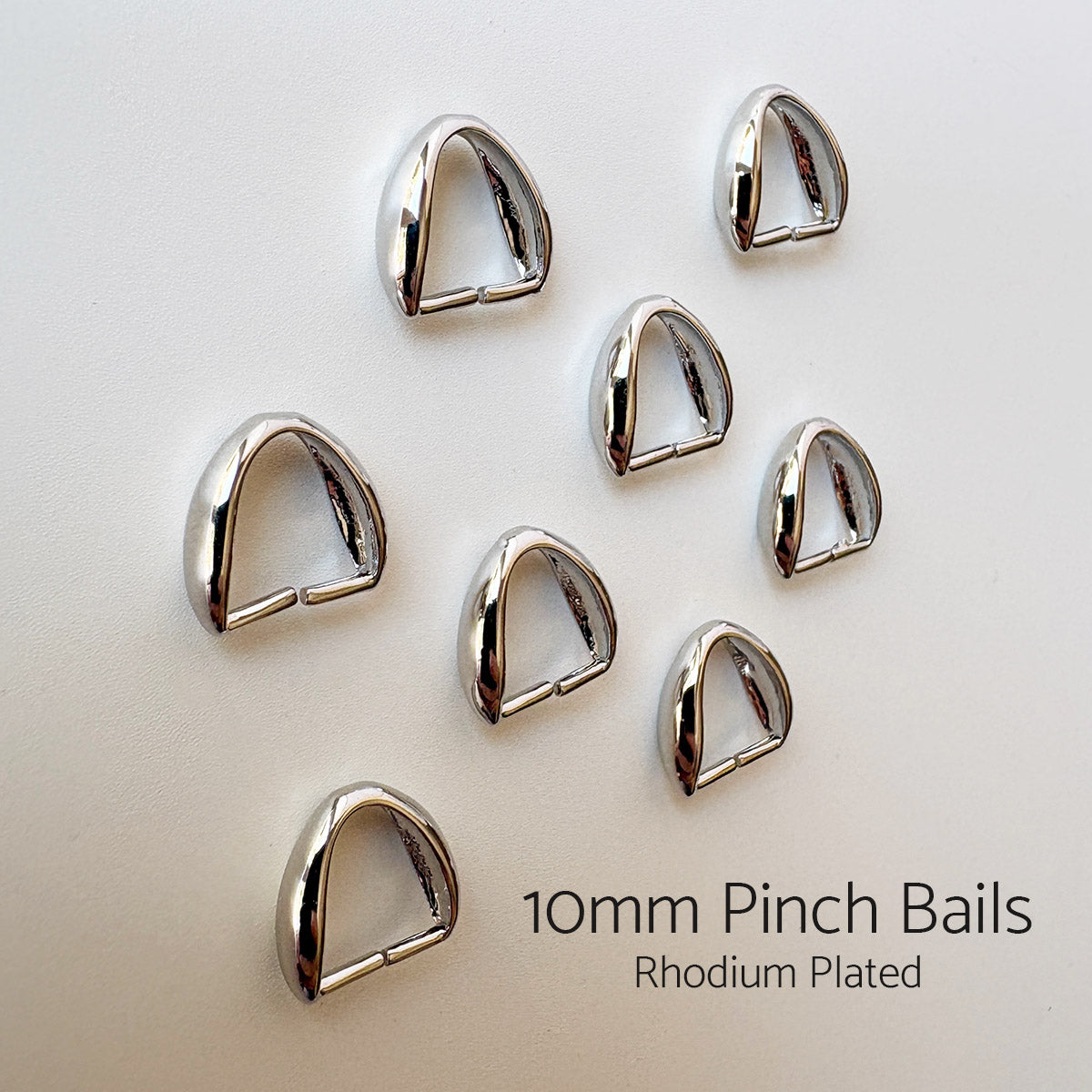pinch bails for resin jewelry