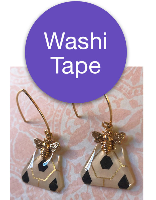 Washi Tape + Resin Jewelry - CASTING – Little Windows Brilliant