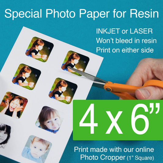 Special Photo Paper for Resin    4x6"