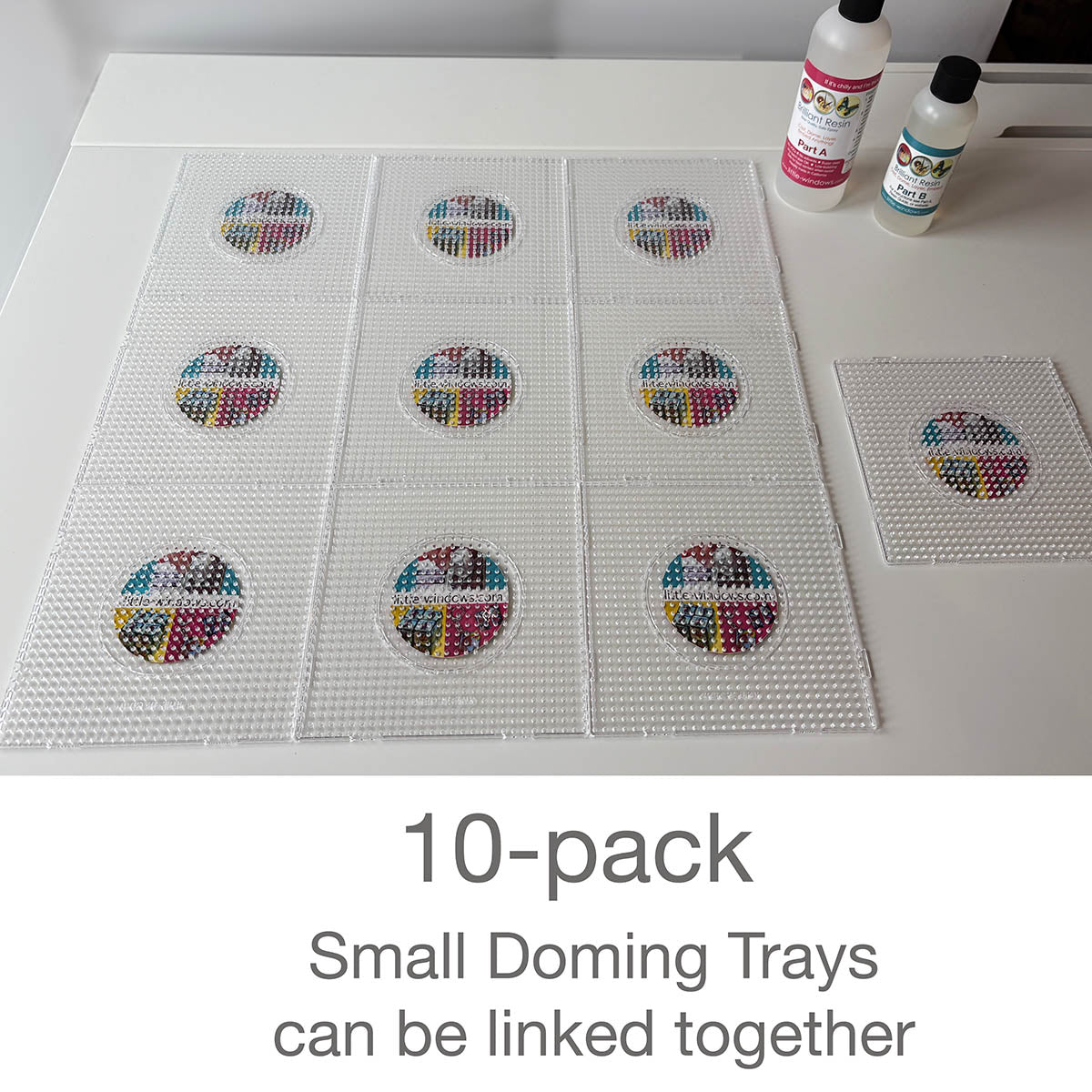 resin molds and doming trays for arts and crafts