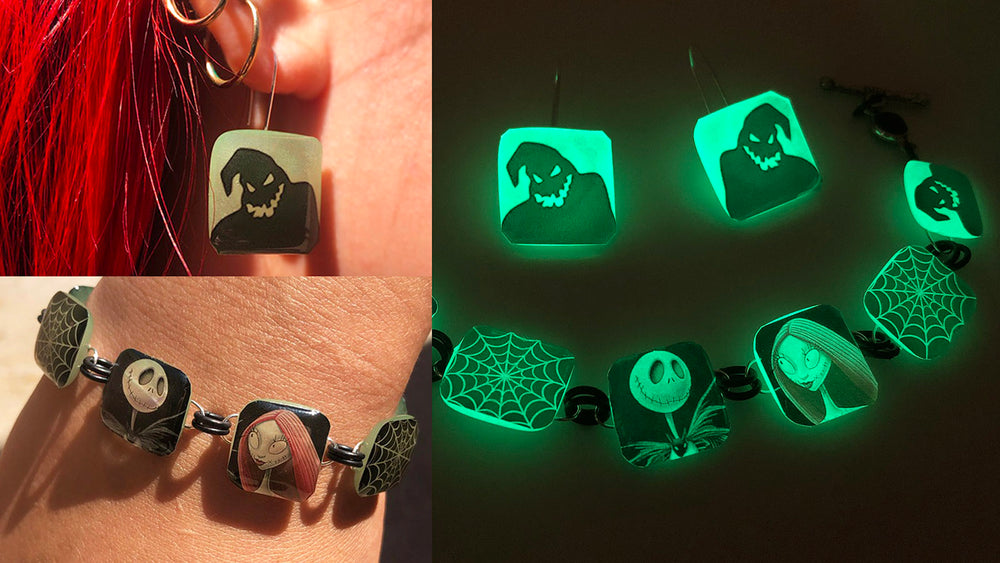 GITD Jewelry with Images on Clear Photo Film