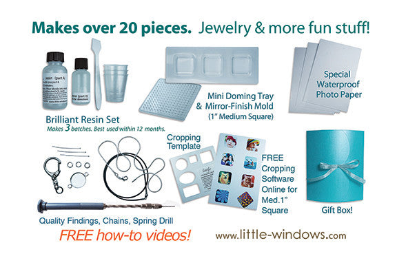 Best Resin Jewelry Starter Kit - all the supplies to get started! – Little  Windows Brilliant Resin and Supplies