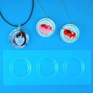 resin mold circle for jewelry making