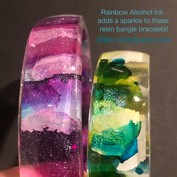 Alcohol Ink Rainbow Set for Resin - all the best resin art supplies –  Little Windows Brilliant Resin and Supplies