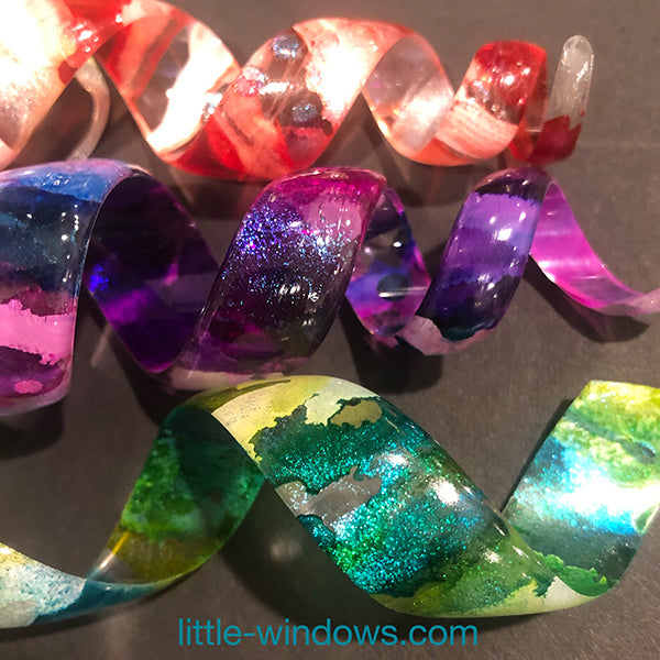 Rainbow Sparkle Alcohol Ink - Resin Craft and Jewelry Making