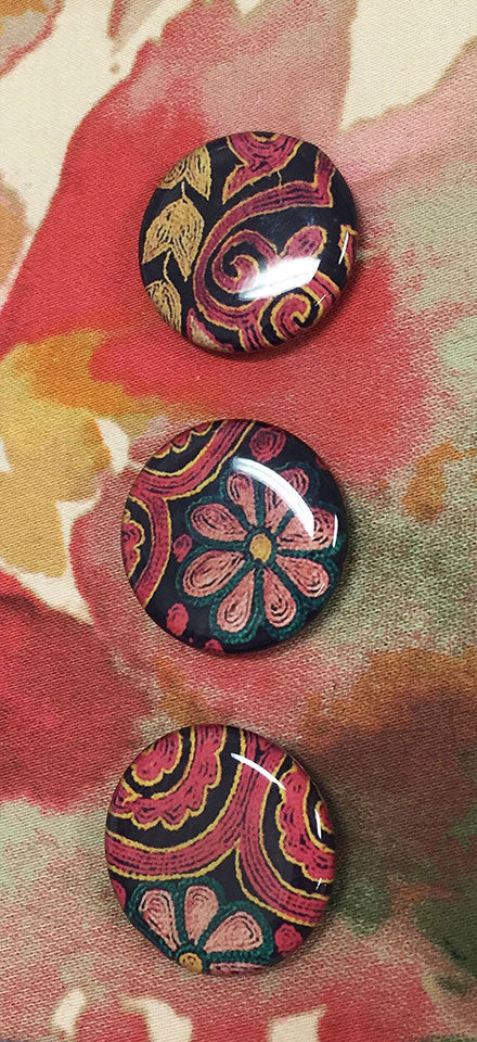 resin buttons