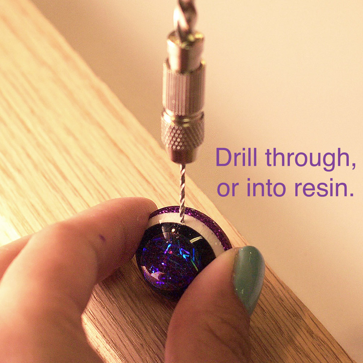 drill for resin jewelry making