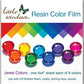 best resin colorant clean and easy rainbow jewel colors