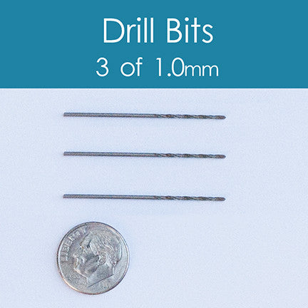 Replacement Drill Bits - 1.0mm  (3)