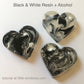 Set of Black AND White Resin Colorants