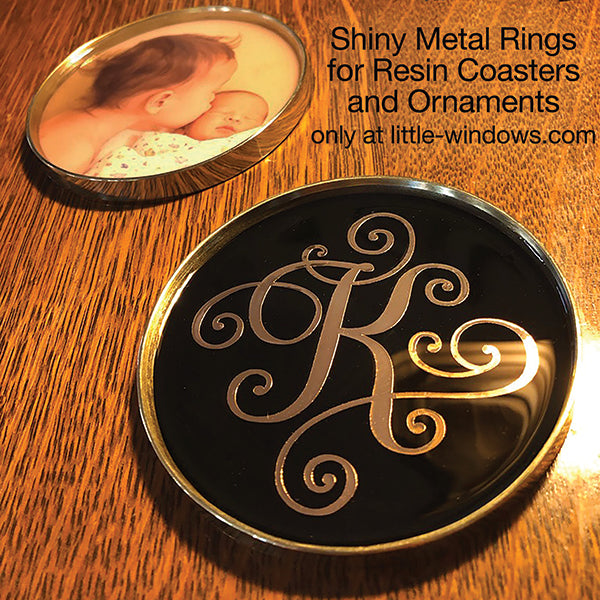 Handmade Metal Rings Sets for DIY Resin Coasters and Ornaments – Little ...