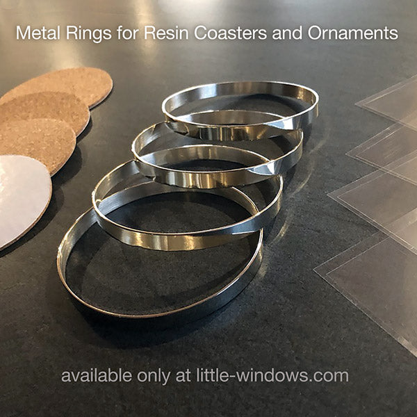 Handmade Metal Rings Sets for DIY Resin Coasters and Ornaments – Little ...