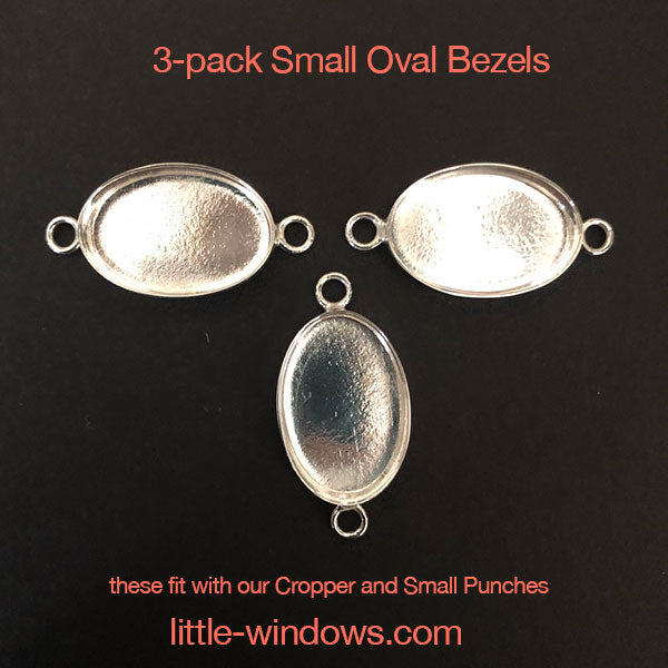 Small Silver-Plated Bezels (3-pk & 6-pk)