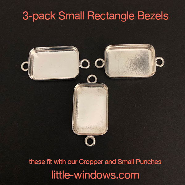 Small Silver-Plated Bezels (3-pk & 6-pk)